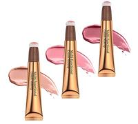 Ofanyia Contour Blush Highlighter Beauty Wand, Liquid Face Highlighter Blush Contour Stick with Cushion Applicator, Lightweight Blendable Super Silky Cream Contour Stick 3Pcs Blush (07#+08#+09#)