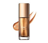 Ofanyia Face Body Luminizer, Waterproof Long-lasting Smooth Shimmer Face Body Glow Illuminator, Bronzer Smooth Shine Liquid Foundation, Waterproof Moisturizing Body Highlighter (03# BRONZE GOLD)