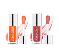 Ofanyia Hydrating Lip Glow Oil, Plumping Lip Gloss Tinted Lip Balm Transparent Lip Care, Long Lasting Hydrating Lip Gloss Tinted Lip Non-sticky, Lip Tint Lip Care Oil for Dry Lip