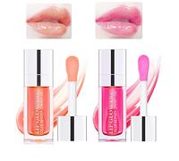 Ofanyia Hydrating Lip Glow Oil, Plumping Lip Gloss Tinted Lip Balm Transparent Lip Care, Long Lasting Hydrating Lip Gloss Tinted Lip Non-sticky, Lip Tint Lip Care Oil for Dry Lip
