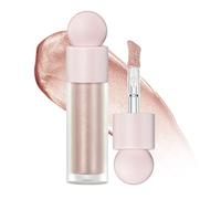 Ofanyia Liquid Highlighter Makeup, Silky Smooth Shimmer Liquid Face Highlighter, Waterproof Long-lasting Natural Glow Highlighter Bronzer for Face Cheekbone Body Glitter Makeup (03# Rose Gold)