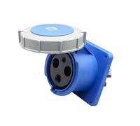 OFBMXGKAO Connecteur Industriel étanche IEC 60309 3 Broches 125 A 200 V-250 V 2P+T 6H Connecteur Femelle étanche IP67 for Alimentation Secteur for l'aviation et l'industrie