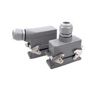 OFBMXGKAO Connecteurs Robustes HDC-HSB-006-1/2/3/4 F/M 6 Broches 35 A, Connexion à vis, connecteur rectangulaire Industriel for l'aviation(Hdc-hsb-006-2)