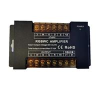 OFBMXGKAO DC5V12V/24V Monochrome/RGB/RGBW/RGBWW RGB + CCT LED Amplificateur Contrôleur 12A/24A/30A/50A 1CH/3CH/4CH/5CH Puissance de bande lumineuse (RGBCW 50A)
