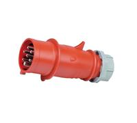 OFBMXGKAO Prise et fiche d'aviation Industrielle triphasée IP44 CEE 7P 16A 32A Prise d'interface de Machine à Huile à 7 Trous étanche et Anti-poussière 400(Army Green,25 V)