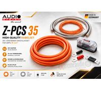 Système audio Z-PCS35 Ofc cuivre 35 mm 2 amplificateurs jeu câbles joint kit