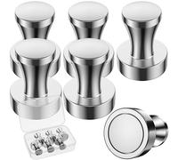 OFCIIN 6 Pièces Aimants Néodyme Super Puissants 20 X 25 mm - Pour Frigo, Tableau Magnétique, Photos, Note Collante
