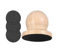 Ofcwoa Lime à ongles pour chien - Avec 3 papiers abrasifs interchangeables - Silencieuse - En bois - Planche de coupe des ongles pour chiens - Pour chiots, chats, animaux domestiques, petits animaux
