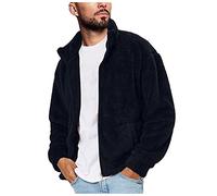ofeirhz Sweatshirts pour hommes pulls chauds col rond hermal hiver pull chaud pull épais pelucheux sous-vêtements thermiques pour hommes hauts veste manches longues couleur unie vêtements de travail