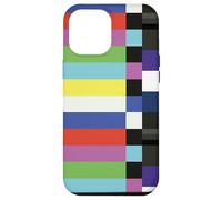 Off Air TV SMPTE Barres de Couleur années 90 80 cinéastes rétro Coque pour iPhone 12 Pro Max