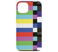 Off Air TV SMPTE Barres de Couleur années 90 80 cinéastes rétro Coque pour iPhone 13