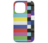 Off Air TV SMPTE Barres de Couleur années 90 80 cinéastes rétro Coque pour iPhone 13 Pro