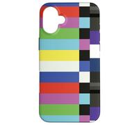 Off Air TV SMPTE Barres de Couleur années 90 80 cinéastes rétro Coque pour iPhone 16 Plus