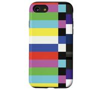 Off Air TV SMPTE Barres de Couleur années 90 80 cinéastes rétro Coque pour iPhone SE (2020) / 7/8