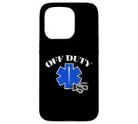 Off Duty EMT Funny Paramedic First Responder Humour Design Coque pour iPhone 15 Pro