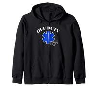 Off Duty EMT Funny Paramedic First Responder Humour Design Sweat à Capuche