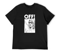 Off! Friend T Shirt Mens Rock N Roll Mic Band Retro Tee Black M