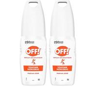 OFF Protection - Répulsif Moustiques et Tiques - Jusqu'à 3H d'Efficacité - 1 Aérosol Lotion, 100 ml (Lot de 2)