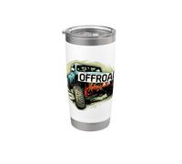 Off Road Adventure Monster Car Novelty Graphic Cool Designs Gobelet isotherme en acier inoxydable double paroi