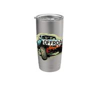 Off Road Adventure Monster Car Novelty Graphic Cool Designs Gobelet isotherme en acier inoxydable double paroi