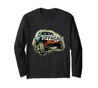 Off Road Adventure Monster Car Novelty Graphic Cool Designs Manche Longue
