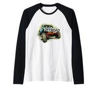 Off Road Adventure Monster Car Novelty Graphic Cool Designs Manche Raglan