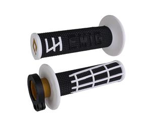 OFF ROAD EMIG 2.0 V2 LOCK-ON GRIP COLOUR BLACK WHITE