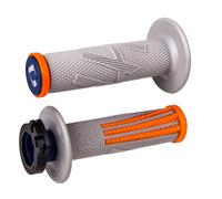 OFF ROAD EMIG PRO V2 LOCK-ON GRIP COLOUR GREY ORANGE
