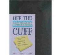 Off the Cuff Anne Cooper Ready (Auteur)