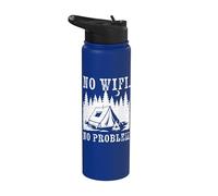 Off The Grid Débranchez Randonnée Camp Extérieur Pas de Wifi Pas de Problème Stainless Steel Insulated Water Bottle