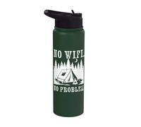 Off The Grid Débranchez Randonnée Camp Extérieur Pas de Wifi Pas de Problème Stainless Steel Insulated Water Bottle
