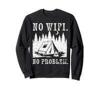 Off The Grid Débranchez Randonnée Camp Extérieur Pas de WiFi Pas de Problème Sweatshirt