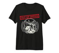 Off The Grid Débranchez Randonnée Camping Extérieur Hors Bureau T-Shirt Haut de Gamme