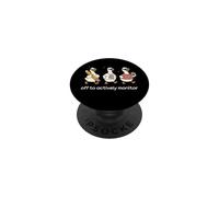 Off to Actively Monitor Teacher Testing Day Funny Goose PopSockets PopGrip Adhésif