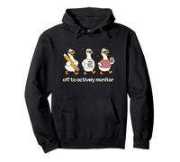 Off to Actively Monitor Teacher Testing Day Funny Goose Sweat à Capuche