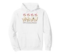 Off to Actively Monitor Teacher Testing Day Goose Parade Sweat à Capuche