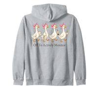 Off to Actively Monitor Teacher Testing Day Goose Parade Sweat à Capuche