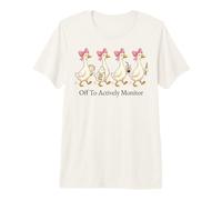 Off to Actively Monitor Teacher Testing Day Goose Parade T-Shirt Haut de Gamme