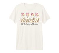 Off to Actively Monitor Teacher Testing Day Goose Parade T-Shirt Haut de Gamme