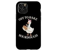 Off to Bake Pain au levain Funny Goose Baker Bakery Coque pour iPhone 11 Pro