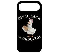 Off to Bake Pain au levain Funny Goose Baker Bakery Coque pour iPhone Air