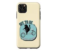 Off to Be Radical Left Scum Vélo rétro Motif Chat et Souris Noir Coque pour iPhone 11 Pro Max