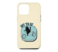 Off to Be Radical Left Scum Vélo rétro Motif Chat et Souris Noir Coque pour iPhone 12 Pro Max