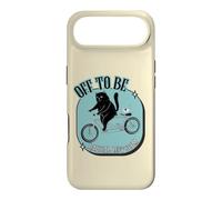 Off to Be Radical Left Scum Vélo rétro Motif Chat et Souris Noir Coque pour iPhone Air