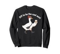 Off to Be The Cool Aunt Auntie Silly Goose Cool Aunts Funny Sweatshirt