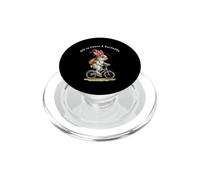 Off to Cause A Kerfuffle Fun Bizarre Lapin Équitation Vélo PopSockets PopGrip pour MagSafe