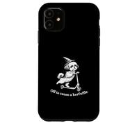 Off to Cause A Kerfuffle Funny Shih Tzu Lover Pet Nouveauté Coque pour iPhone 11