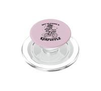 Off to Cause A Kerfuffle Funny Skeleton Riding Bike PopSockets PopGrip pour MagSafe