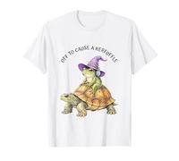 Off to Cause A Kerfuffle Grenouille Tortue T-Shirt