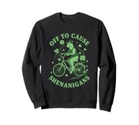 Off to Cause Shenanigans Chat égyptien Mau St Patrick Sweatshirt
